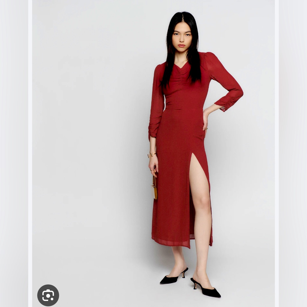 Brand New, Tag Intact Reformation Forest Dress Size 2 In Red